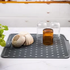 Torkmatta i silikon 42x33cm grå KINGHOFF KH-1904