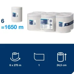 Torkrulle TORK Adv M2 1-lag vit 275m 6st