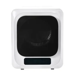 Torktumlare 3–4 kg i rostfritt stål, 850 W med flerfiltersystem, 6 program och överhettningsskydd (väggmonterad)