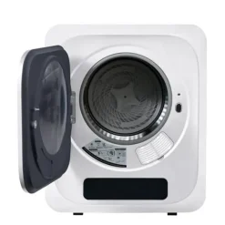 Torktumlare 3–4 kg i rostfritt stål, 850 W med flerfiltersystem, 6 program och överhettningsskydd (väggmonterad)