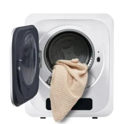 Torktumlare 3–4 kg i rostfritt stål, 850 W med flerfiltersystem, 6 program och överhettningsskydd (väggmonterad)