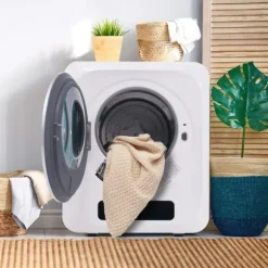 Torktumlare, rostfritt stål, 2,5kg (upp till 4kg), 850W, 6 program, filter, överhettningsskydd, väggmonterbar