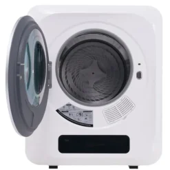 Torktumlare, rostfritt stål, 2,5kg (upp till 4kg), 850W, 6 program, filter, överhettningsskydd, väggmonterbar