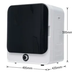 Torktumlare rostfritt stål 3–4,5 kg, 830W, flerfiltrering, 5 program, överhettningsskydd, väggmonterbar [Energiklass C]