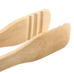 Trä BBQ Klämma Buffé Mat Tång Bröd Biff Kök Klämma Serveringsverktyg (Grön)