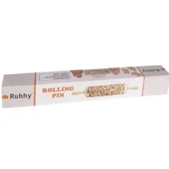 Trä roterande kavel för kök julgraverad present RUHHY