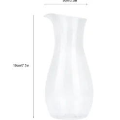 Transparent akryl juiceflaska - elegant dryckesbehållare för bar och hem