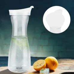 Transparent juiceflaska i akryl - 1000 ml, iskall vattenkanna för bar och hemmabruk