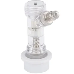 Transparent kullåsfatkoppling med intern backventil Ölfatkopplingstillbehör