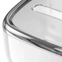 Transparent mjukpapperslåda med fast lock - kreativ och enkel pappersförvaringsorganisator