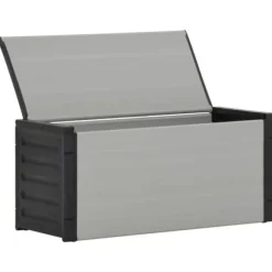 Trädgårdsavfallslåda - Elegant och praktisk för avfallssortering | Färg: Grå | Storlek: 85x34x40 cm