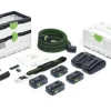 Trådlös dammsugare Festool CLEANTEC CTLC SYS HPC 4,0 I-Plus; 18 V; 4x4,0 Ah batt.