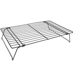 Tre lager nonstick kylgaller bakplåt kök bröd kakställ bakverk bakverk 40x25x9cm