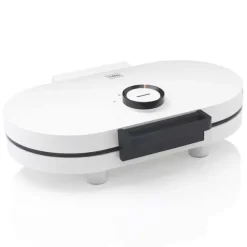 Trebs Våffeljärn dubbel hjärtformad Vit