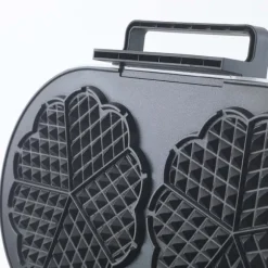 Trebs Våffeljärn dubbel hjärtformad Vit