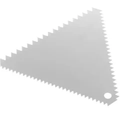 Triangulär konfektskrapa, TANDIG, rostfritt stål, 110x110mm - HENDI 554227