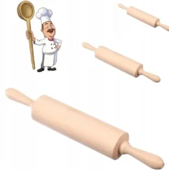 Träkavel 37cm TRADITIONELL NATURLIG