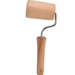 Träkavel liten hängbar arbetssparande handdegrulle för att baka pizzakaka