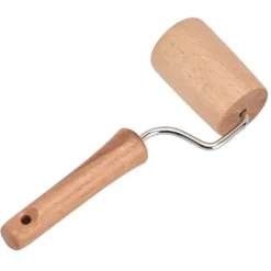 Träkavel liten hängbar arbetssparande handdegrulle för att baka pizzakaka