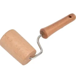 Träkavel liten hängbar arbetssparande handdegrulle för att baka pizzakaka