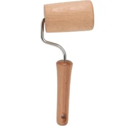 Träkavel liten hängbar arbetssparande handdegrulle för att baka pizzakaka