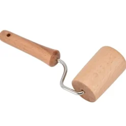 Träkavel liten hängbar arbetssparande handdegrulle för att baka pizzakaka