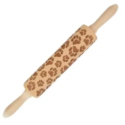 Trärulle med tasstryck -PETCOCCKING