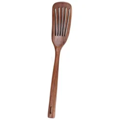 Träspatel Säker Luktfri träskyffel Hushållsredskap med långt handtag för matlagning Läckande spatel