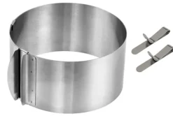 Tårtkant 8 cm justerbar 16-30 tårtring + 2X GRATIS KLÄMMOR