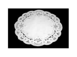 Tårtpapper Ø20 cm rund stansad vit,500 st/pk