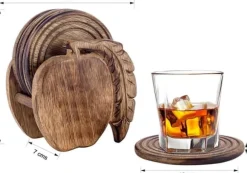 Träunderlägg & Hållare 6-pack