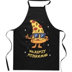 TRYCKT köksförkläde THE BEST PIZZERMAN PIZZA herrpresent pappa