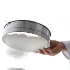 Tät bagarsil för siktning av mjöl. 407 mm stål - Hendi 637838