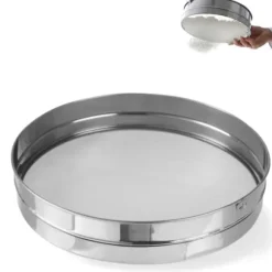 Tät bagarsil för siktning av mjöl. 407 mm stål - Hendi 637838