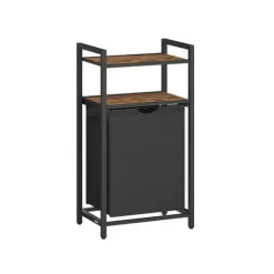 Tvättkorg, 50x33x92 cm, Brun