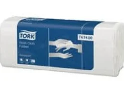 Tvättlapp TORK Adv 4-lag vit 2400/fp