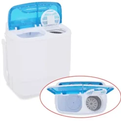 Tvättmaskiner - Living Minitvättmaskin med dubbla trummor 5,6 kg