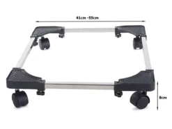 Tvättmaskinsstativ med Hjul - Sockel för Tvättmaskin & torktumlare