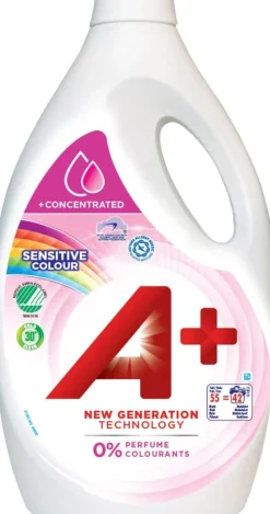 Tvättmedel A+ Sensitive Color 2,2L