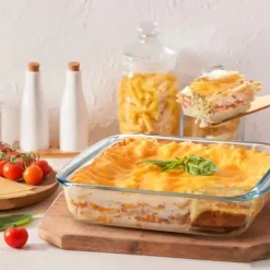 Ugnsform i glas 21x21x5 FENIX