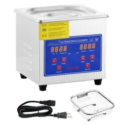 Ultraljudsrenare 1,3 l professionell med digital ultraljudsdisplay