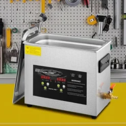 Ultraljudsrenare 6L, 400W med värme och timer för smycken, effektiv rengöring