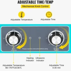 Ultraljudsrengörare 22L rostfritt stål med värmare och timer