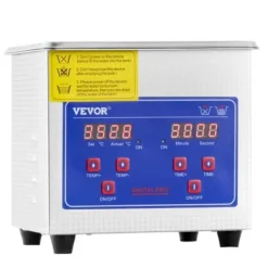 Ultraljudsrengörare 180x165x215 mm rostfritt stål digital timer