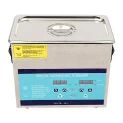 Ultraljudstvätt - 10 L Rengöringsmaskin - 28/40 kHz - Timer 0–30 min - EU-kontakt 220 V - Rostfritt stål 201/304 - Effekt <800 W - Ljusgrå