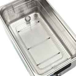 Ultraljudstvätt - 10 L Rengöringsmaskin - 28/40 kHz - Timer 0–30 min - EU-kontakt 220 V - Rostfritt stål 201/304 - Effekt <800 W - Ljusgrå