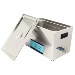 Ultraljudstvätt - 10 L Rengöringsmaskin - 28/40 kHz - Timer 0–30 min - EU-kontakt 220 V - Rostfritt stål 201/304 - Effekt <800 W - Ljusgrå