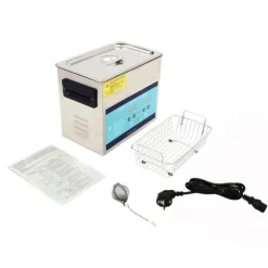 Ultraljudstvätt - 10 L Rengöringsmaskin - 28/40 kHz - Timer 0–30 min - EU-kontakt 220 V - Rostfritt stål 201/304 - Effekt <800 W - Ljusgrå