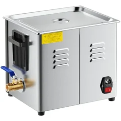 Ultraljudstvätt 10 L - Ultraljudsrengörare - 40 kHz - 180 W - Digital Display - Rengöringskorg - Rostfritt Stål