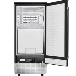 Underbänk Ismaskin, 36 Kg/dag, Inbyggd med Vändbar Dörr